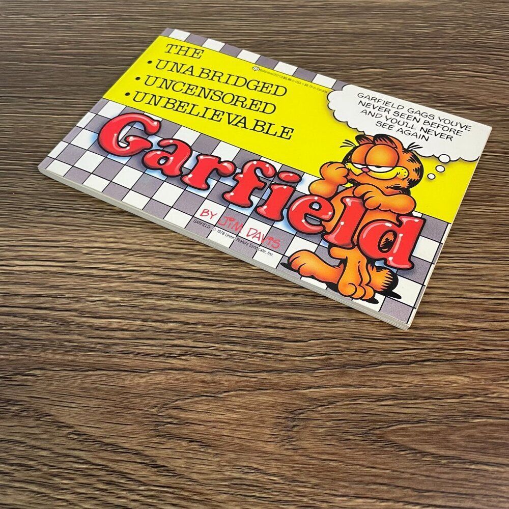 Vintage 1986 The Unabridged, Uncensored, Unbelievable Garfield Comic Jim Davis - Picture 10 of 10